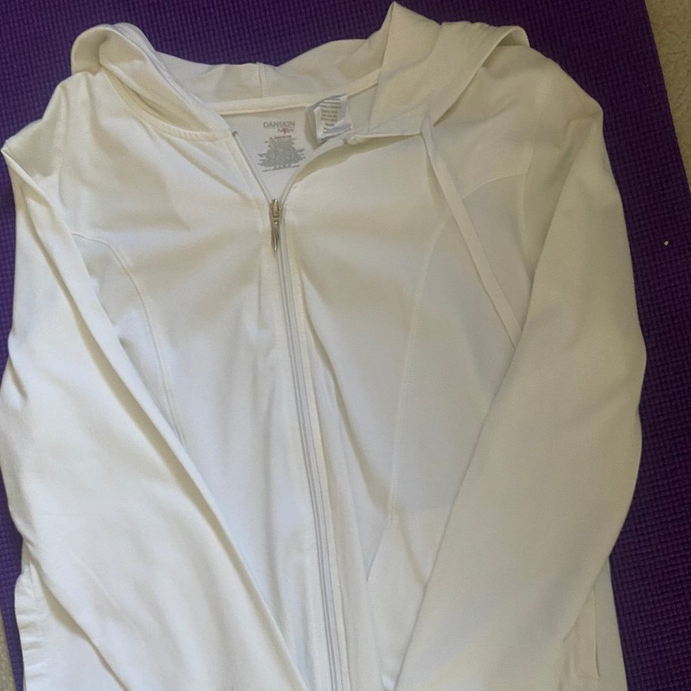 White Danskin Hoodie